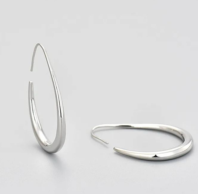 Exaggerated Circle Drop Earrings