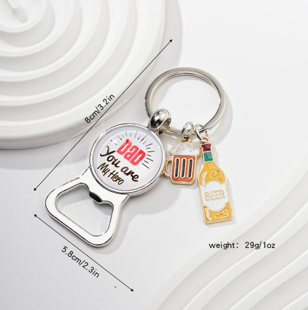 Bottle Opener Father's Day Keychain