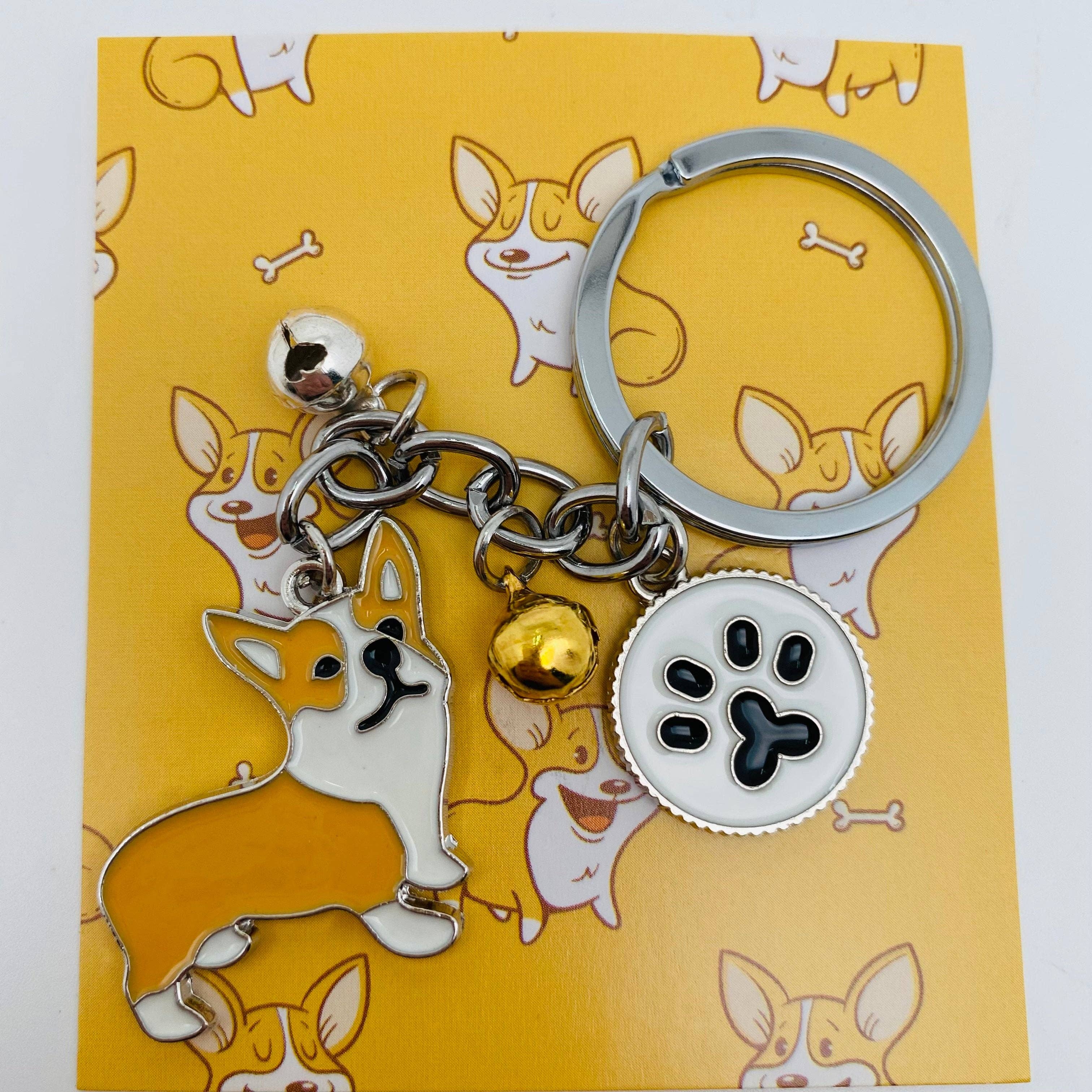 Corgi Keychain