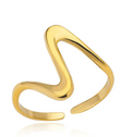 Wavy Gold Ring
