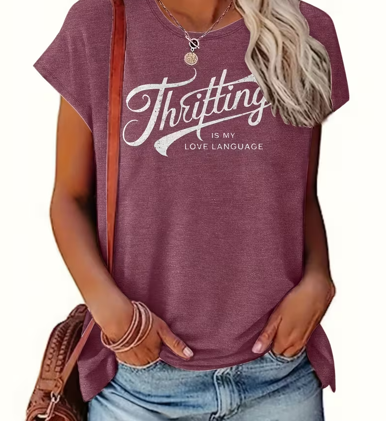 Thrifting is My Love Language T-shirt