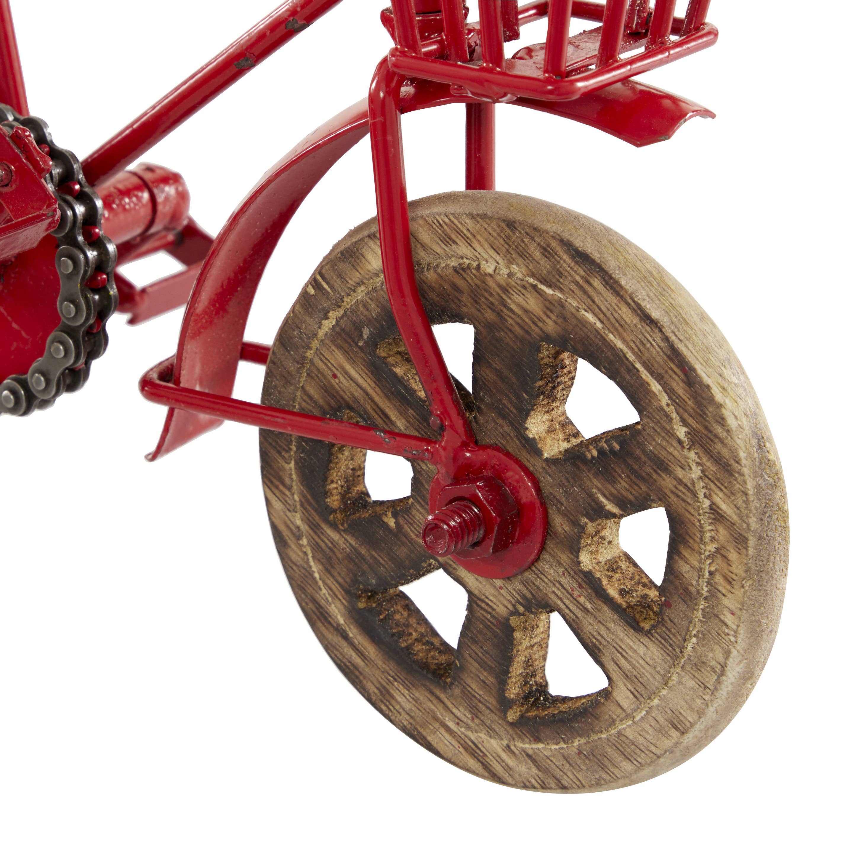 Vintage Metal Bike Sculpture
