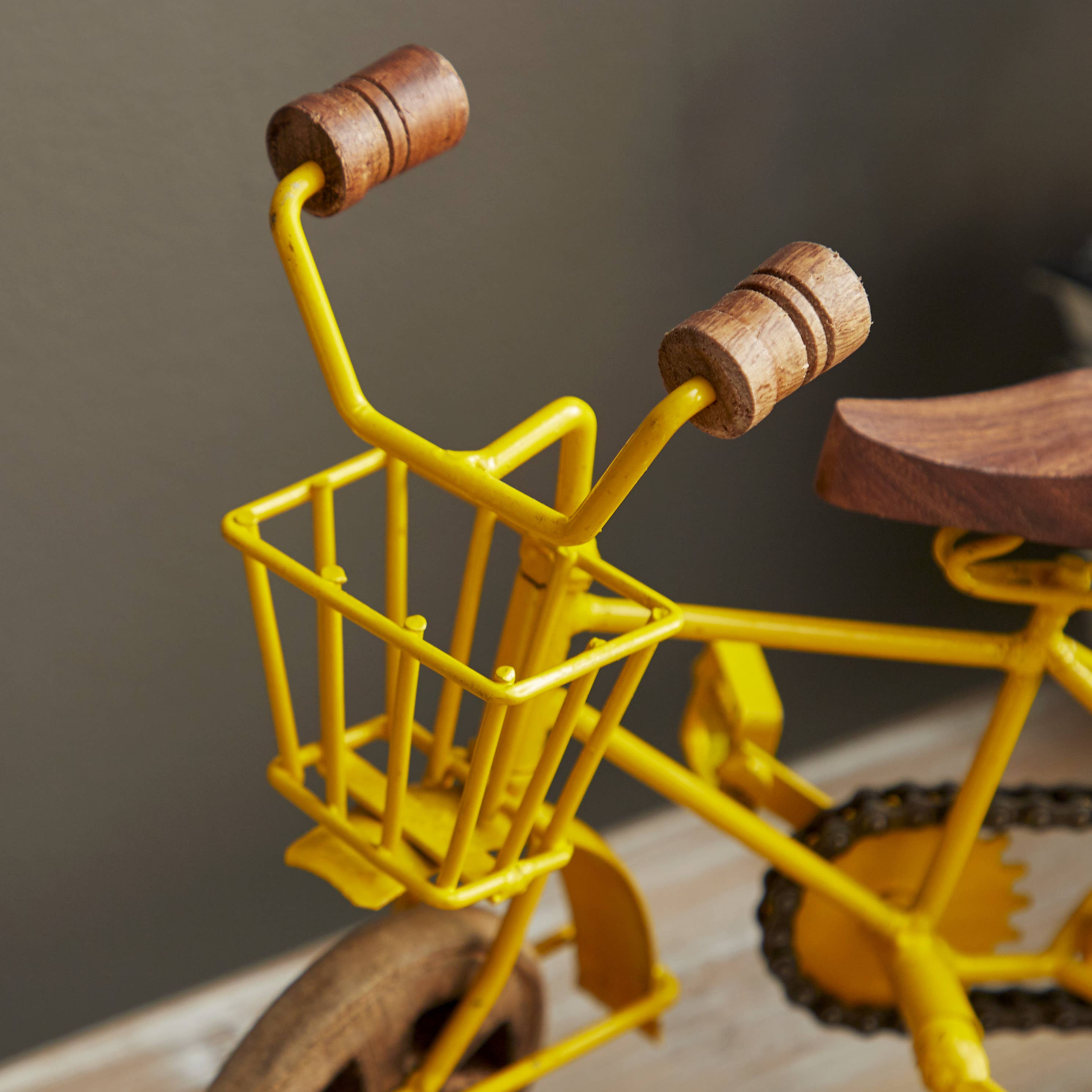Vintage Metal Bike Sculpture