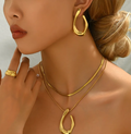 Geometric Gold 3PC Set