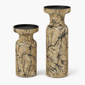 White Washed Crackle Holders
