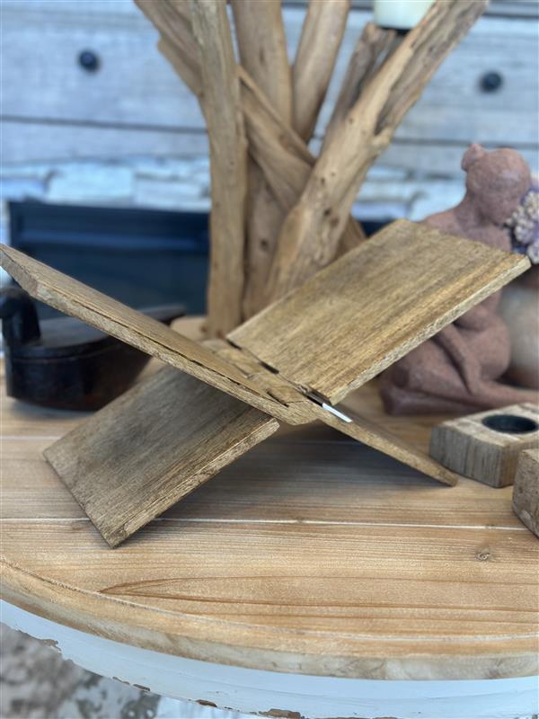 Natural Wood Magazine Holder | 15"