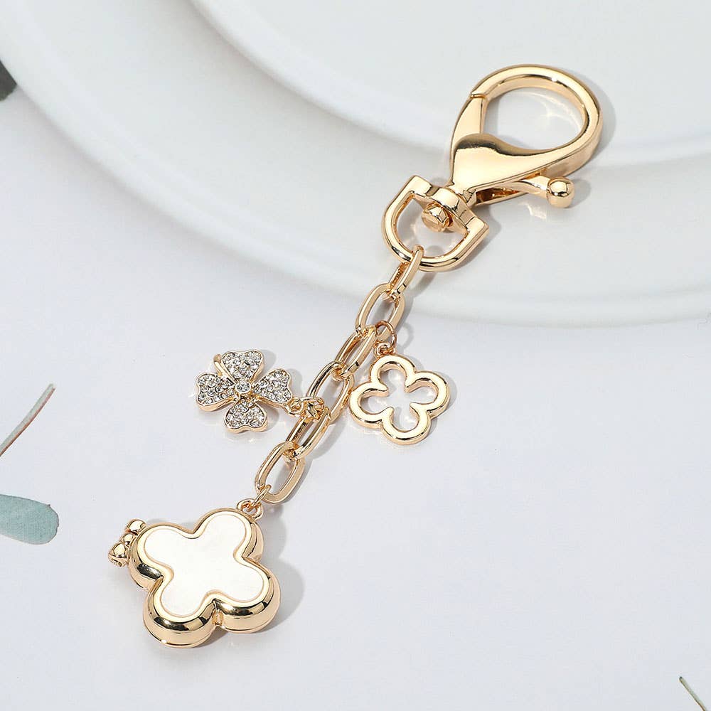 Clover Charm Drop Keychain & Bag Charm