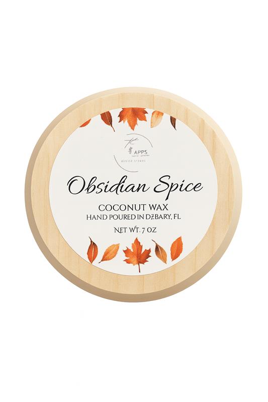 Luxury Candle Collection by Pampre'd | Obsidian Spice