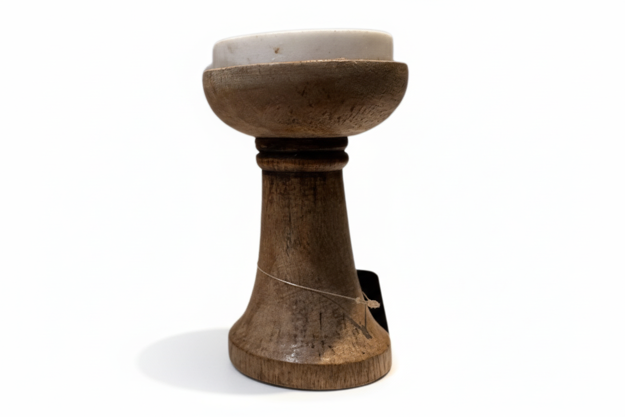Wood & Marble Candle Stands