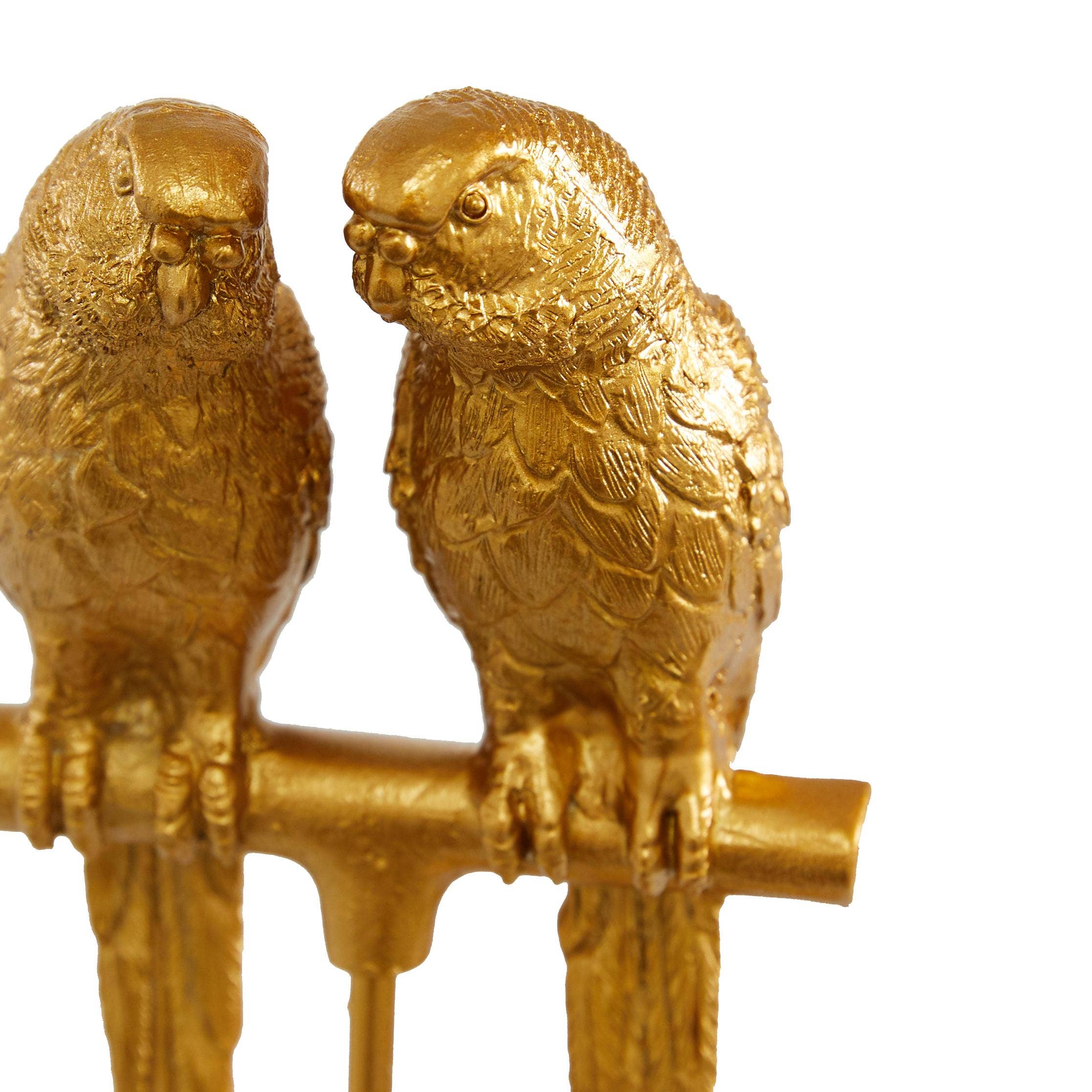 Coastal Gold Parakeet Sculpture Regular