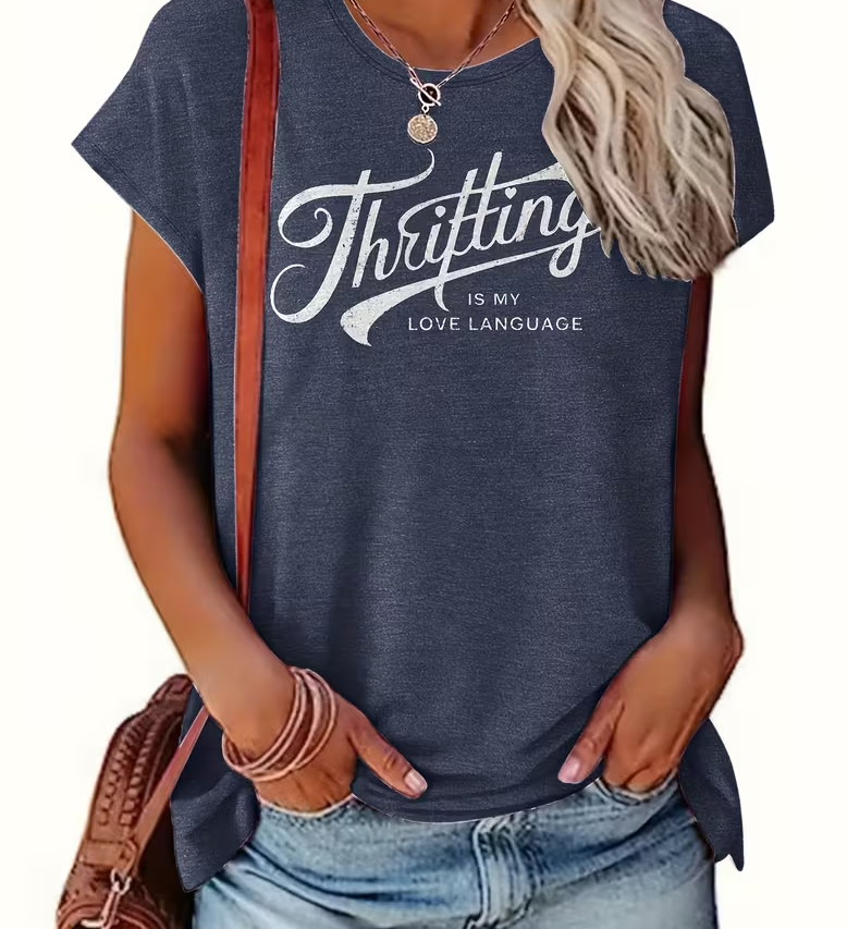 Thrifting is My Love Language T-shirt