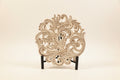 White Art Nouveau Shelf Sitter