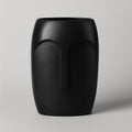 Face Vase | Matte Black
