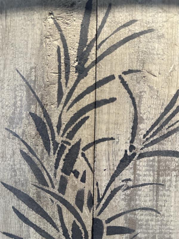Rustic Wooden Plant Prints