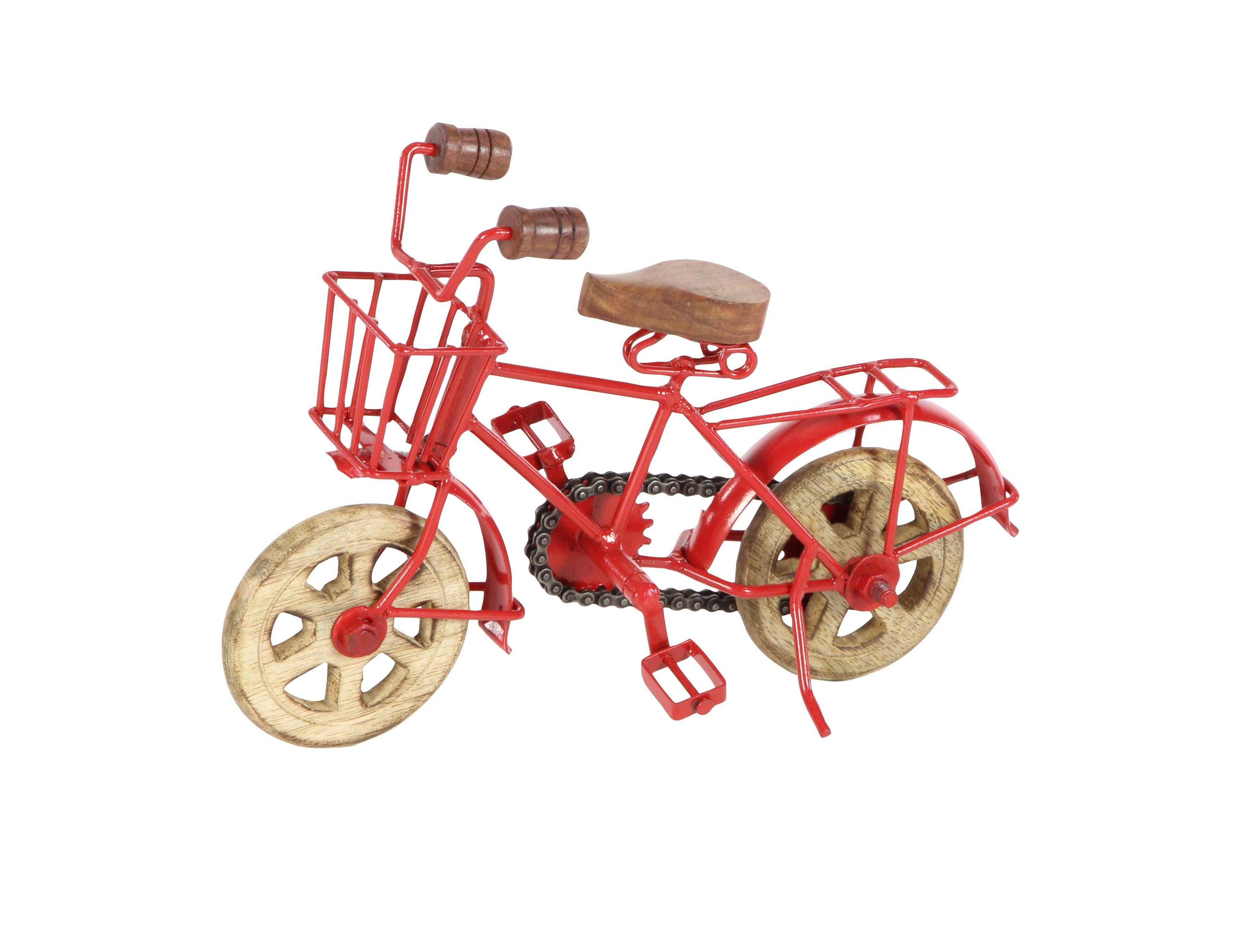 Vintage Metal Bike Sculpture