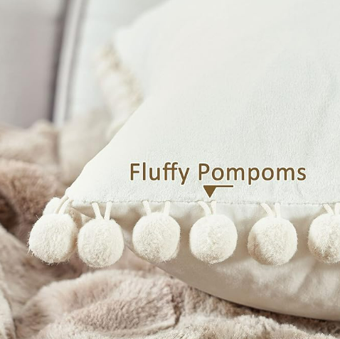 Finel Cream Lumbar Pillows