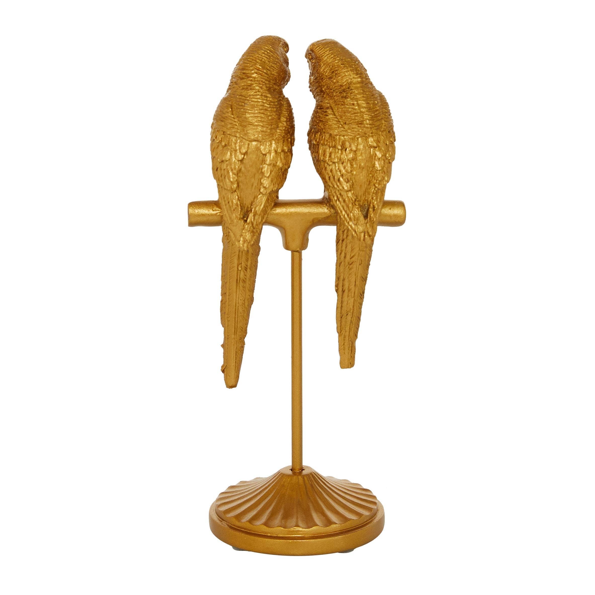 Coastal Gold Parakeet Sculpture Regular