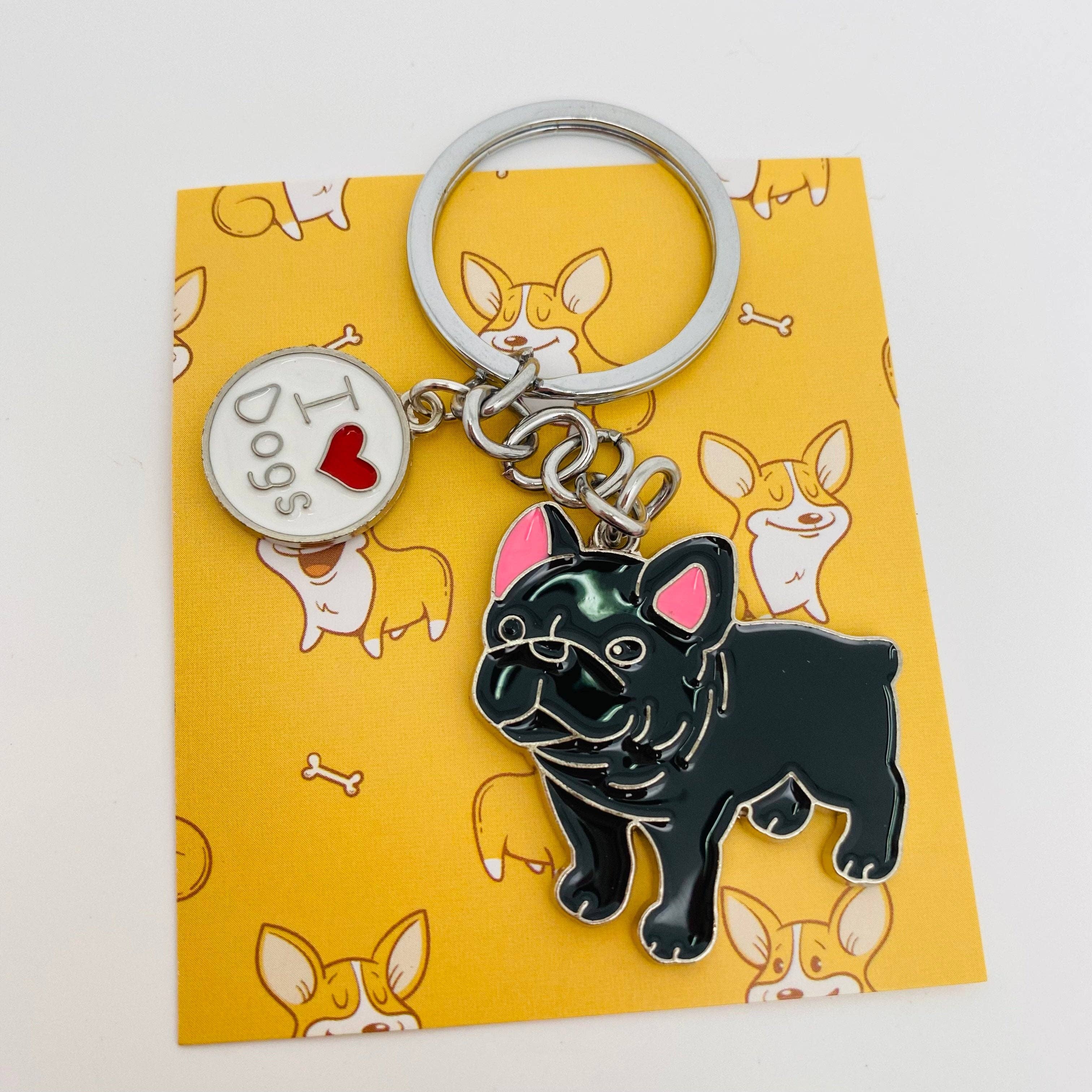 Black Frenchy Keychain