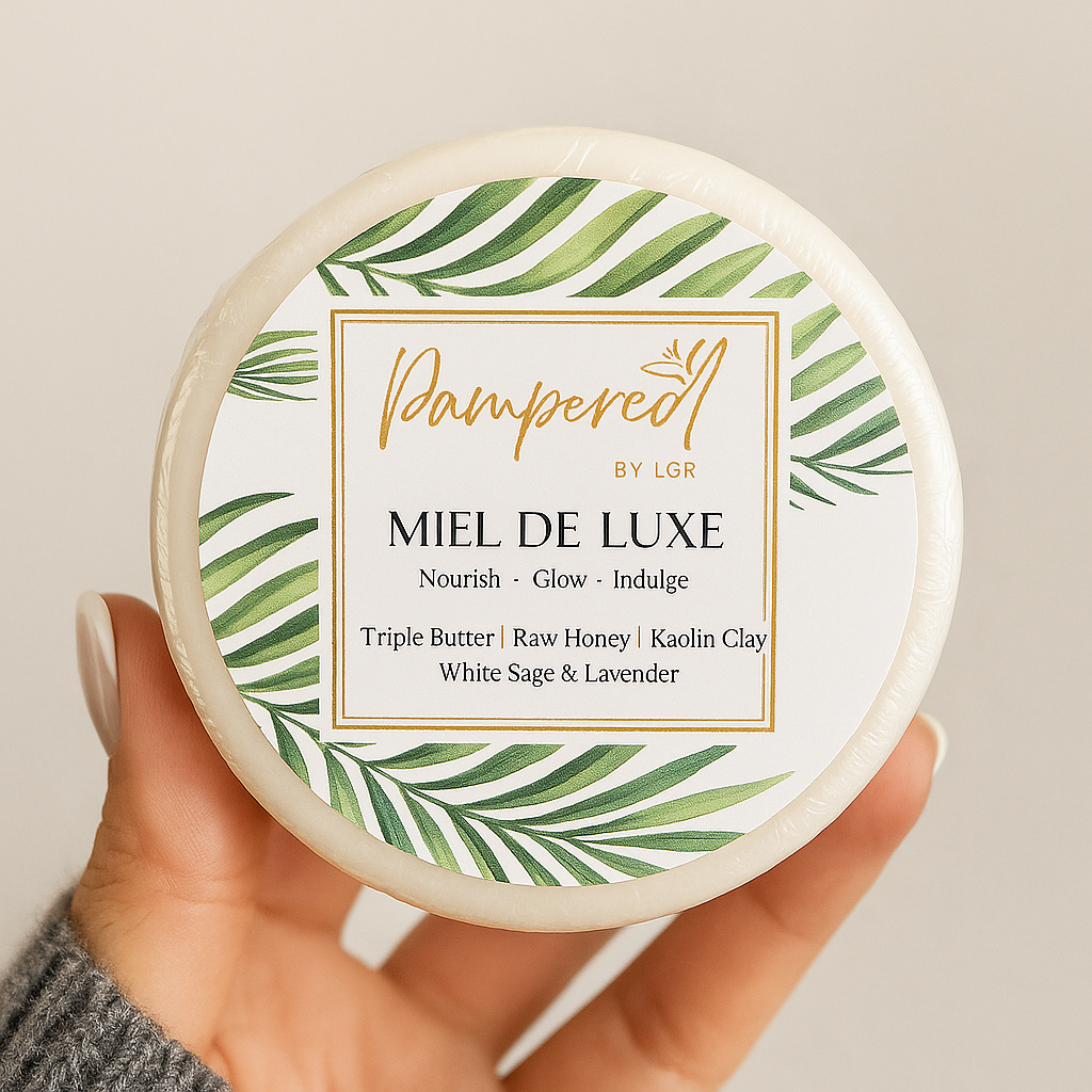 Miel de Luxe "Triple Butter Facial Soap" by  Pampre’d