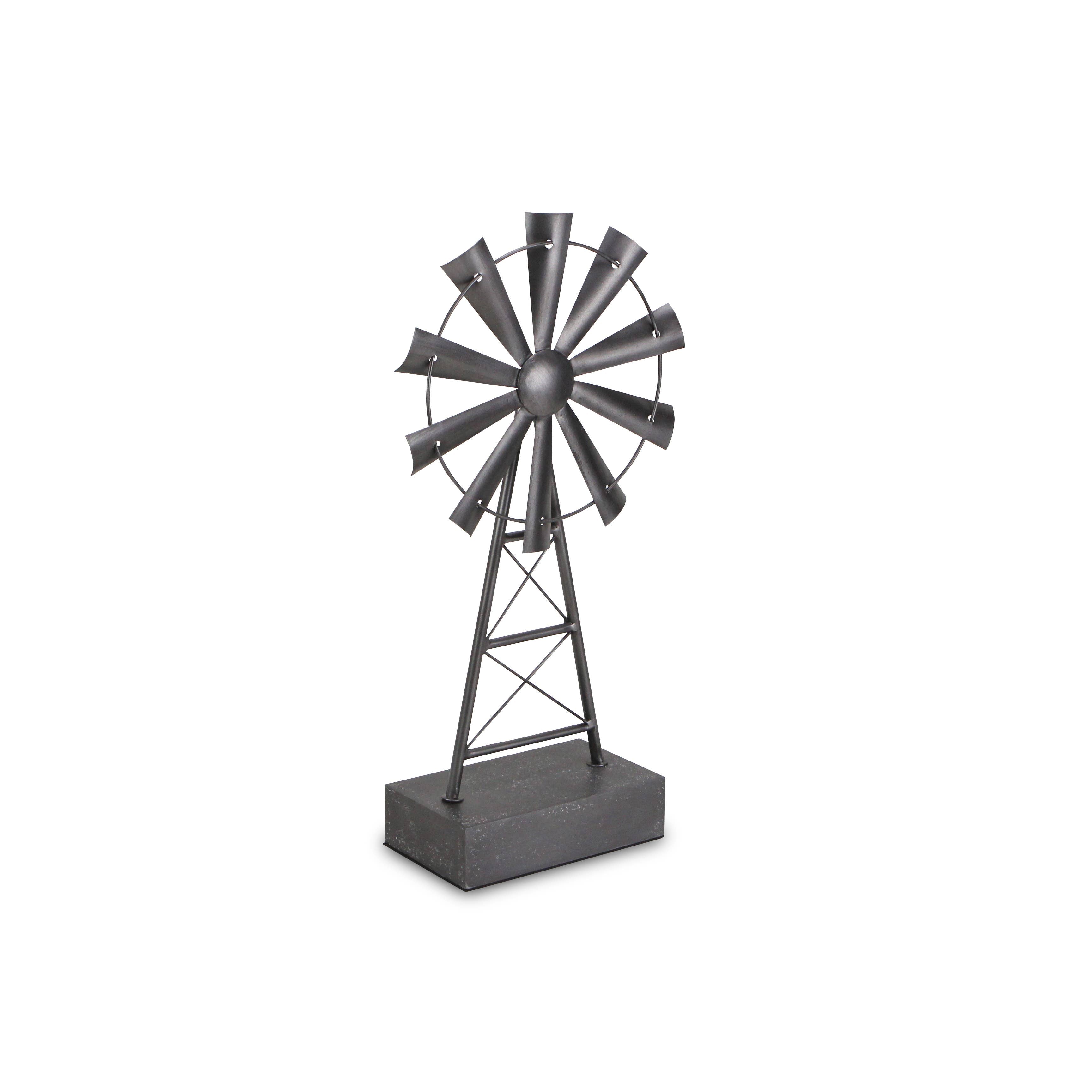 Fulvio Metal Windmill Table Decor