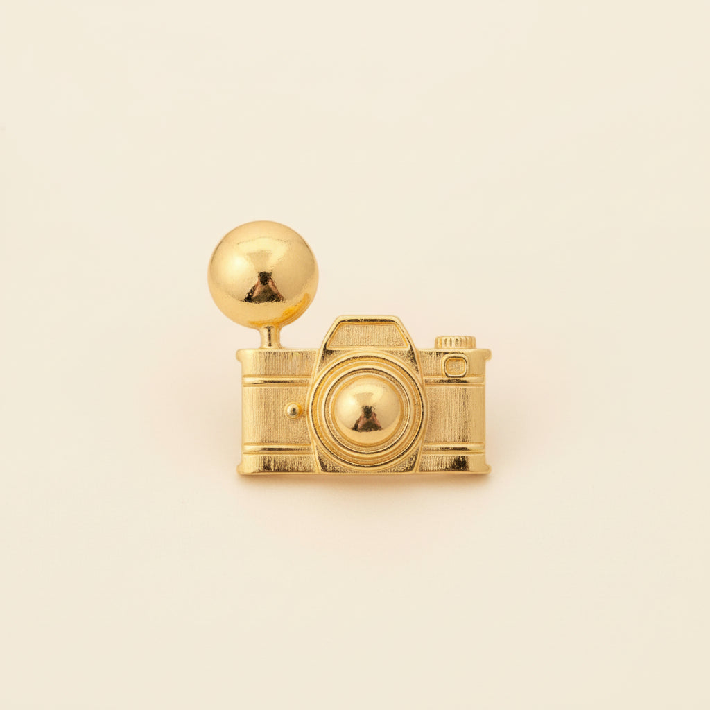 Vintage Camera Brooch