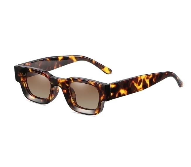 Fashion Leopard Square Sunglasses