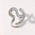Open Wavy Ring