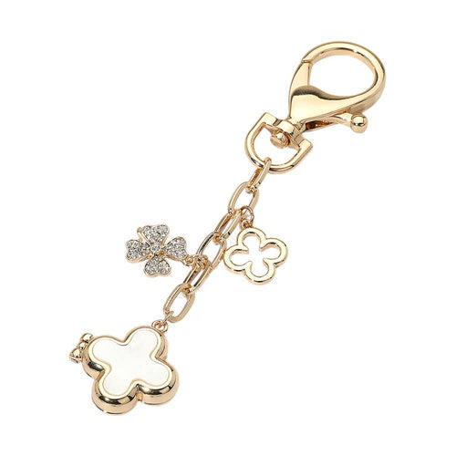 Clover Charm Drop Keychain & Bag Charm