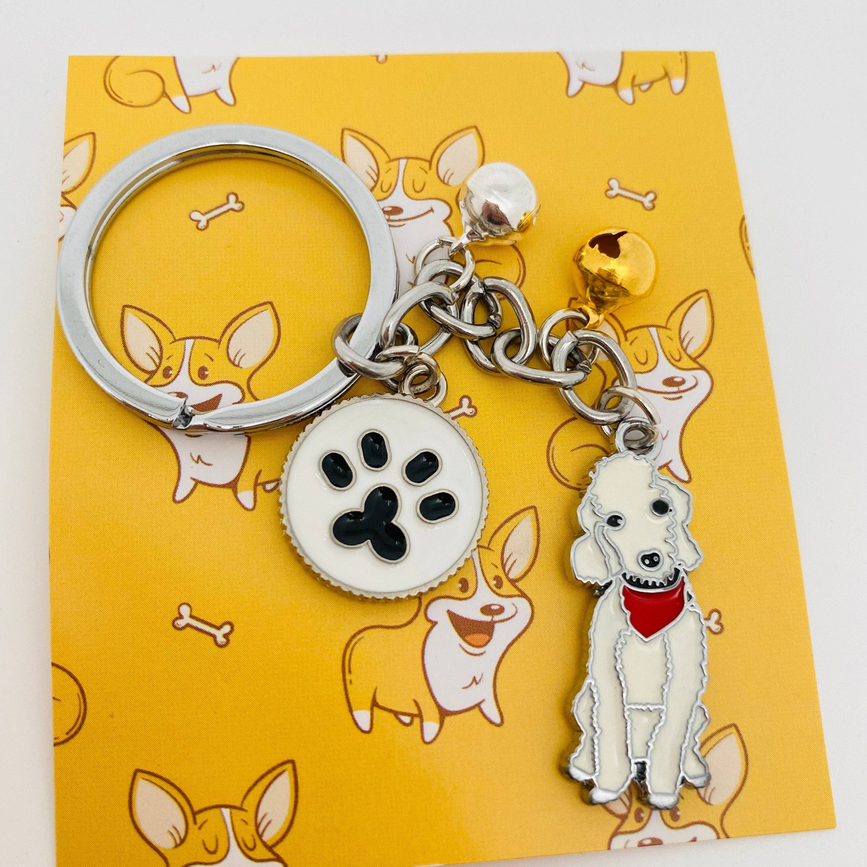 Poodle Keychain