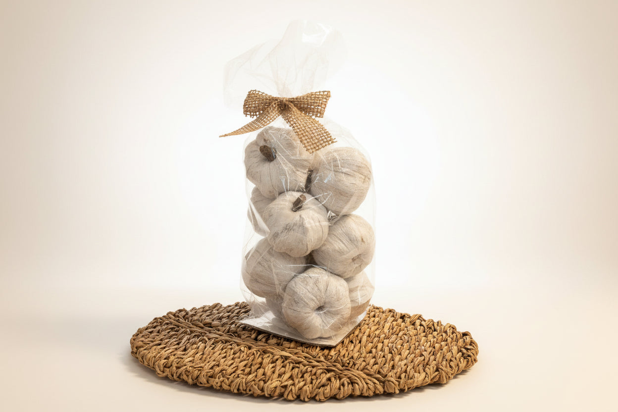 White Paper Pumpkins