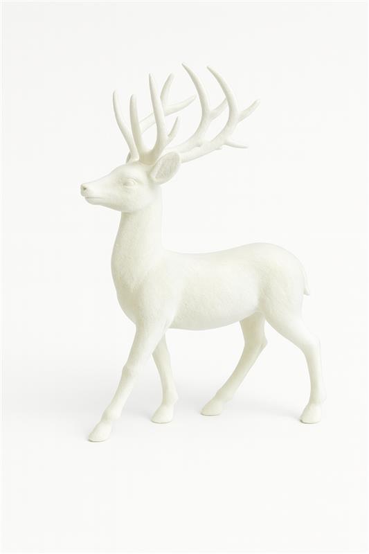Resin Large White Deer