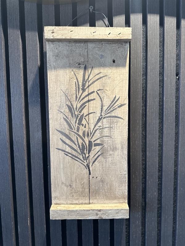 Rustic Wooden Plant Prints