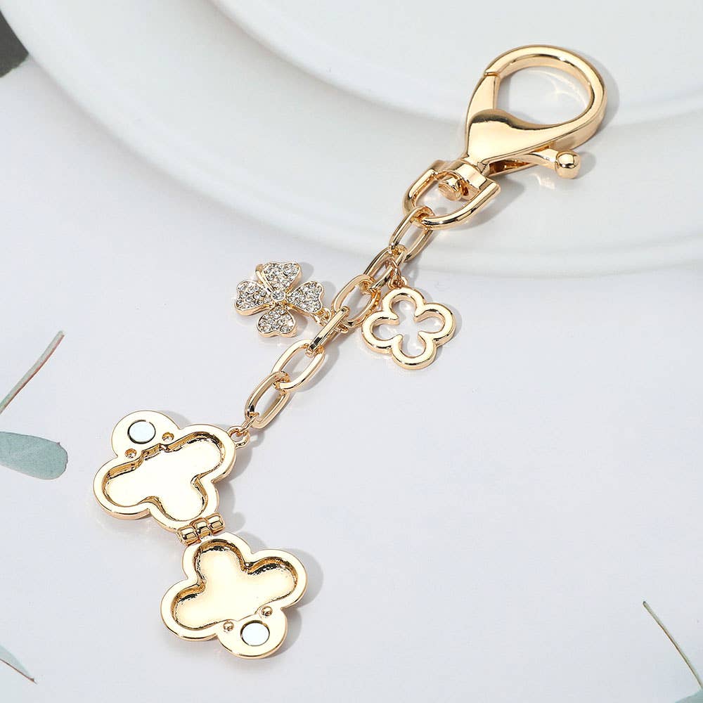 Clover Charm Drop Keychain & Bag Charm