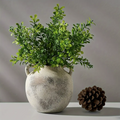 Clouded Ceramic Handled Vase