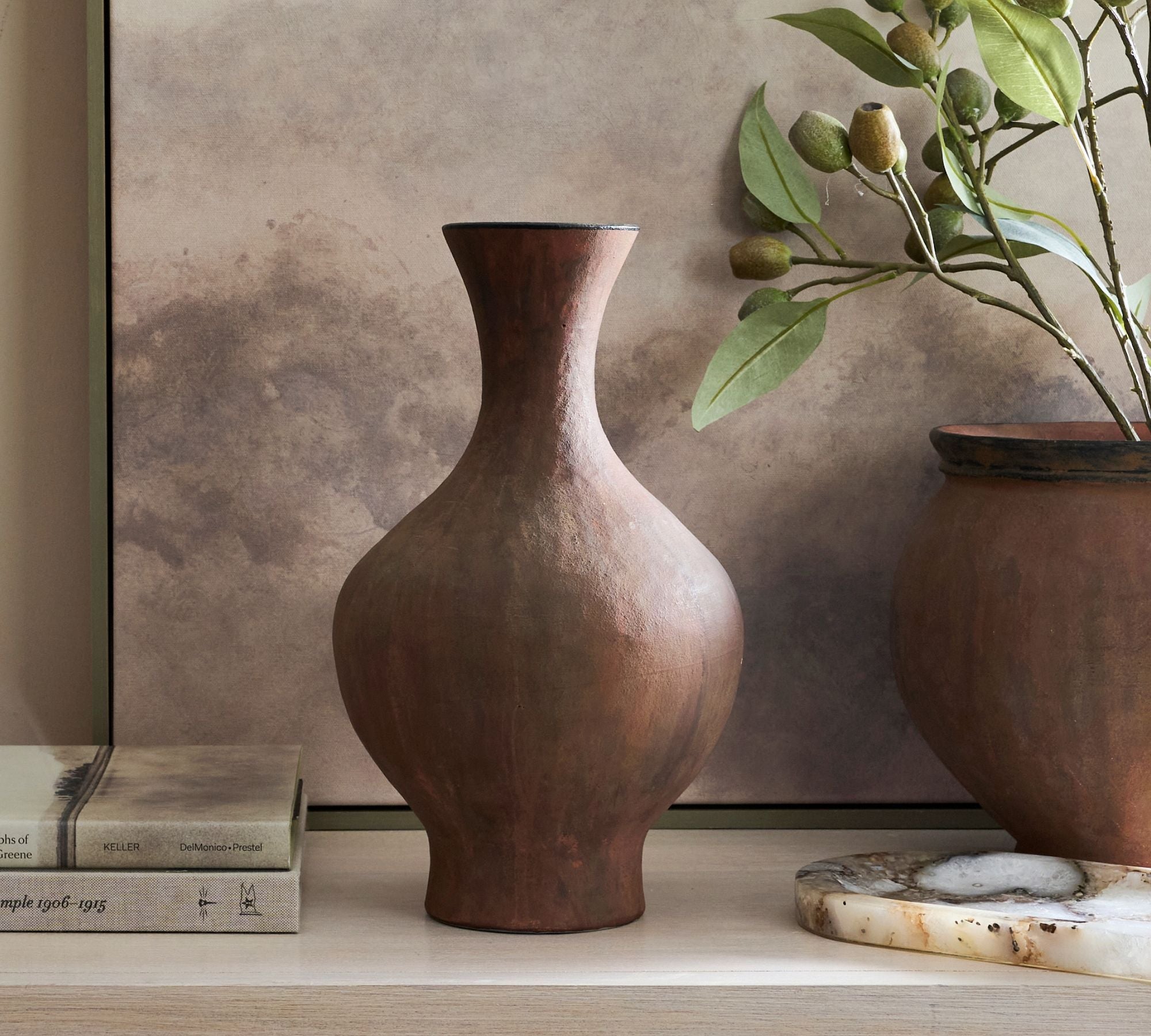 Artisan Studio Handcrafted Ceramic Collection - Brown
