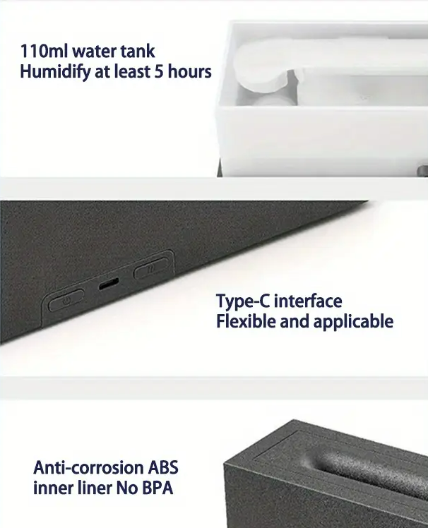 Black Flameless Diffuser Regular