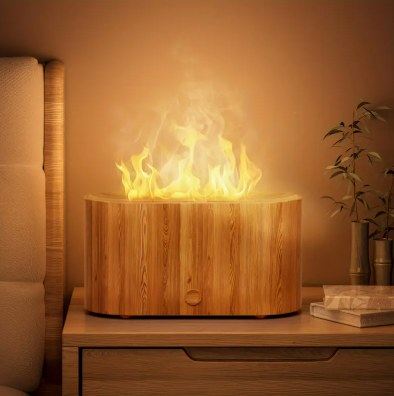 Small Flameless Diffuser - Natural Wood