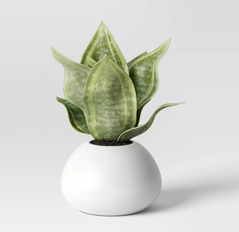 4.5" Mini Tabletop Snake Artificial Plant