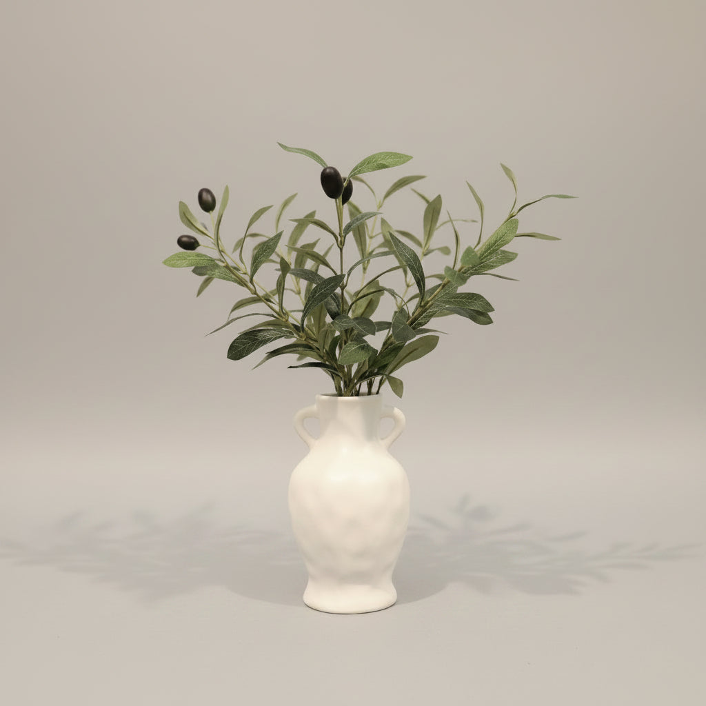 Small Olive Arrangement in Modern Vase