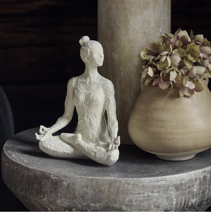 Abigail Ahern | Clover Resin Meditate Pose Sculpture