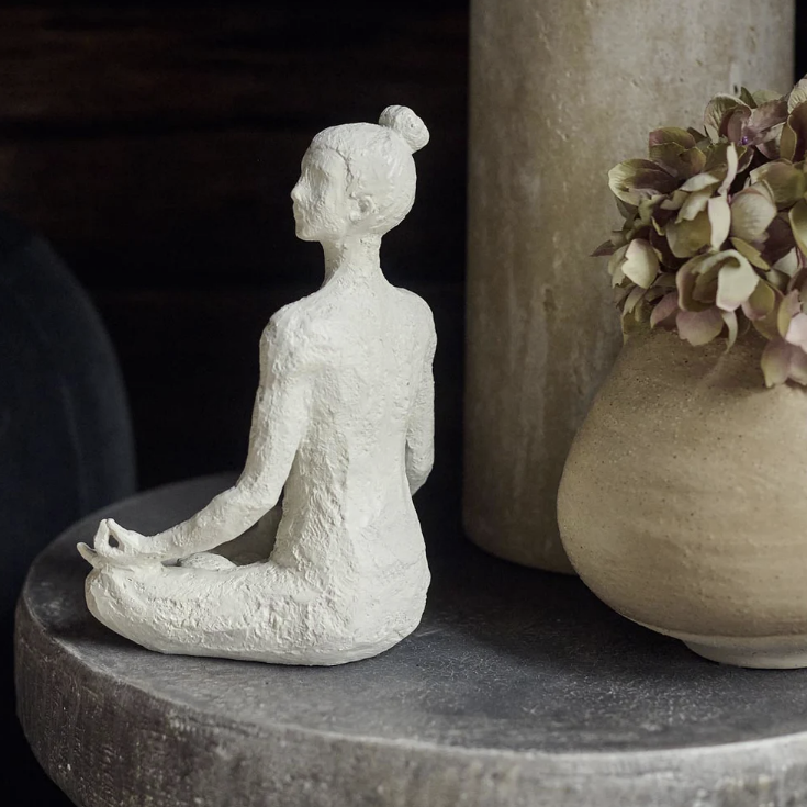 Abigail Ahern | Clover Resin Meditate Pose Sculpture