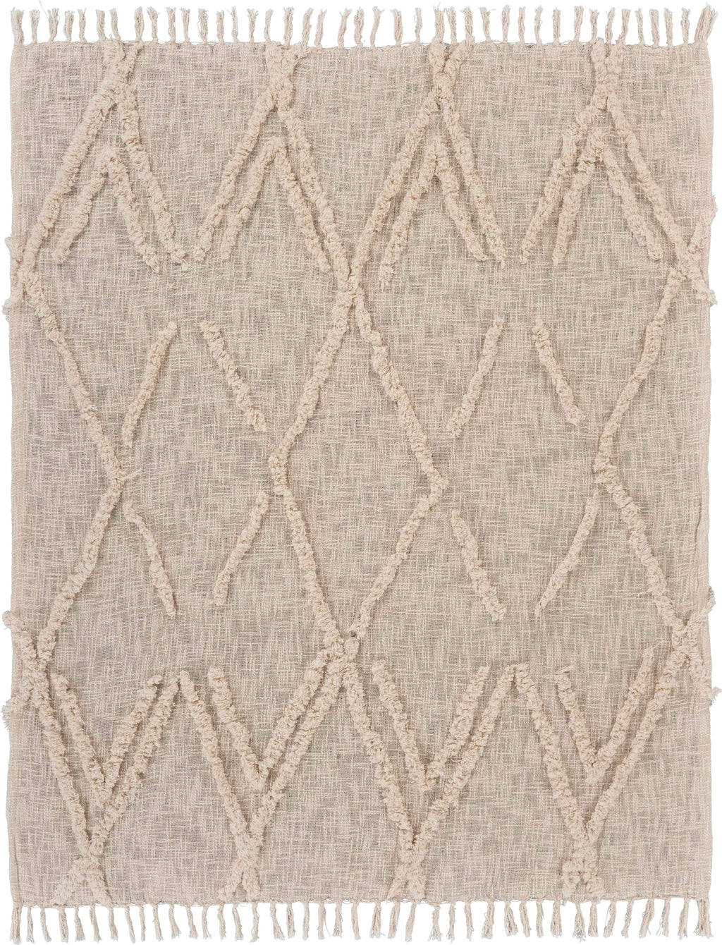 Tufted Diamond Throw Blanket