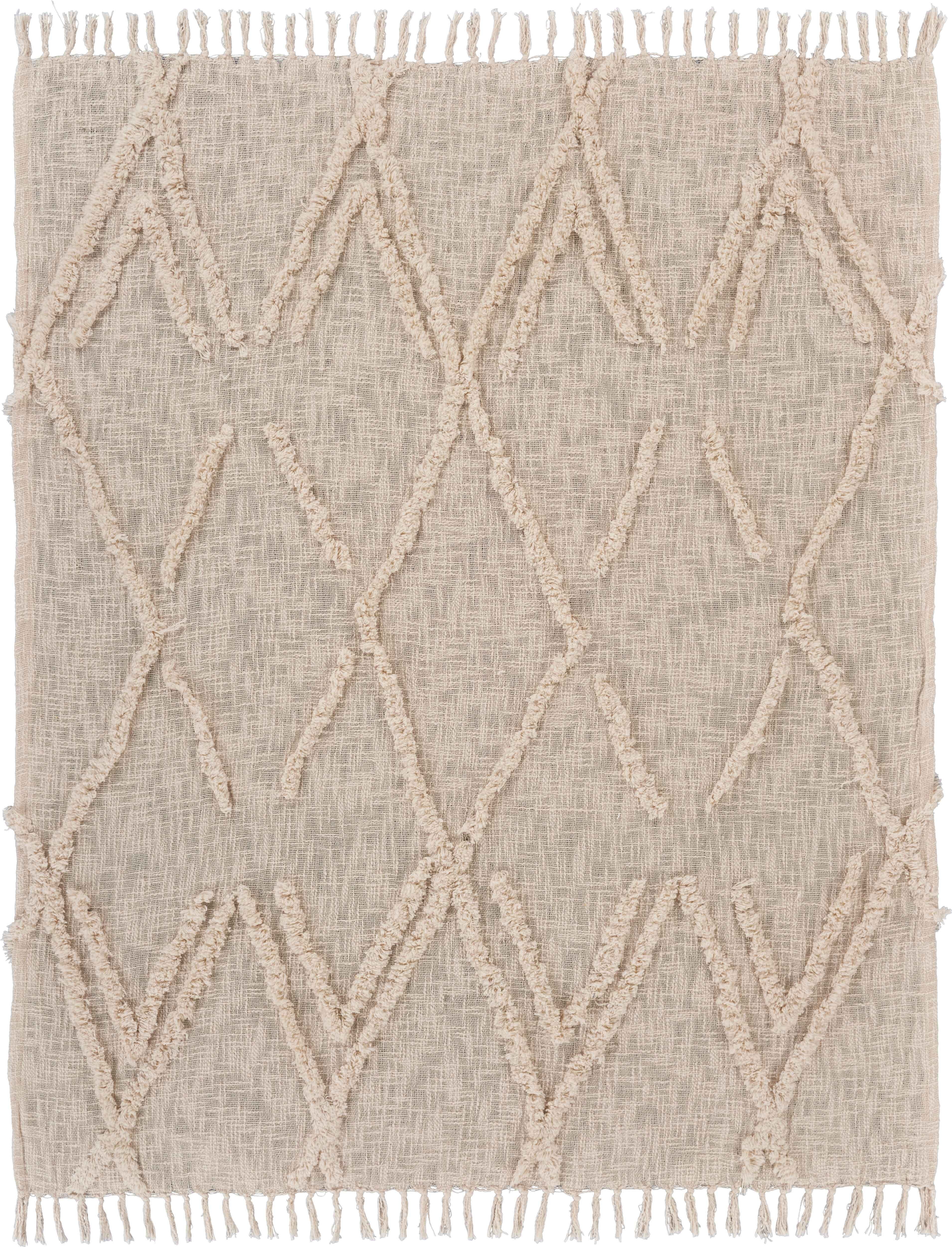 Tufted Diamond Throw Blanket