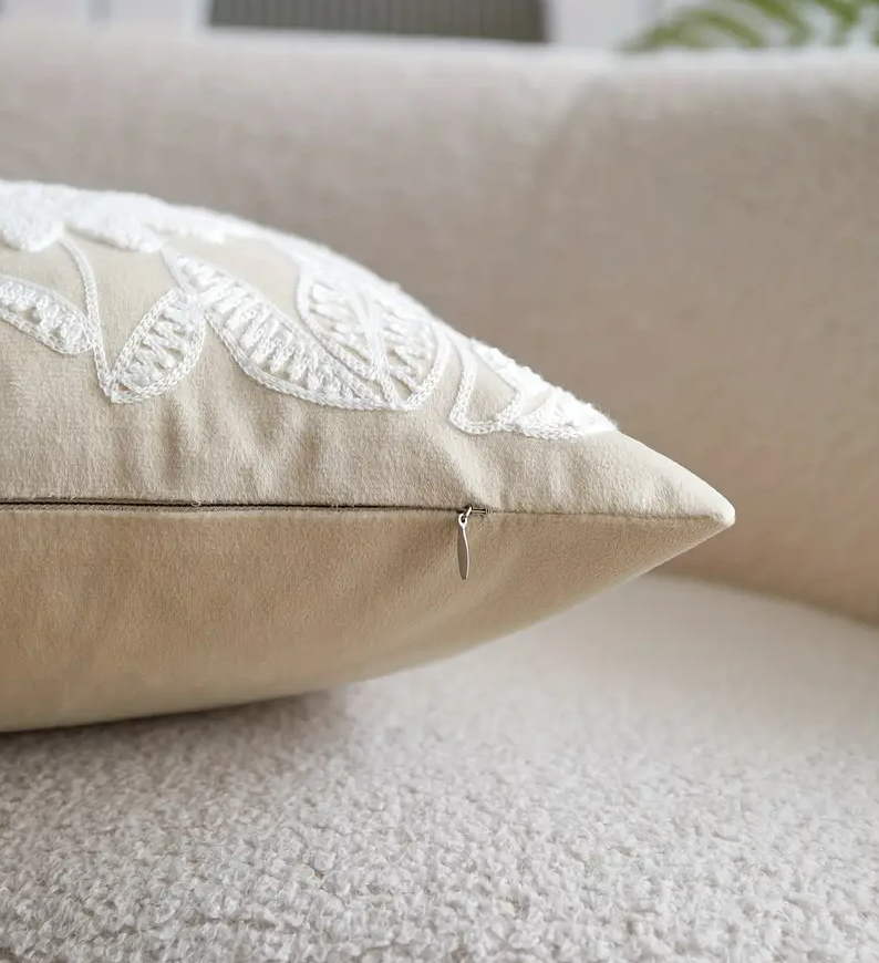 Floral Lumber Throw Pillow - 19" x 11"