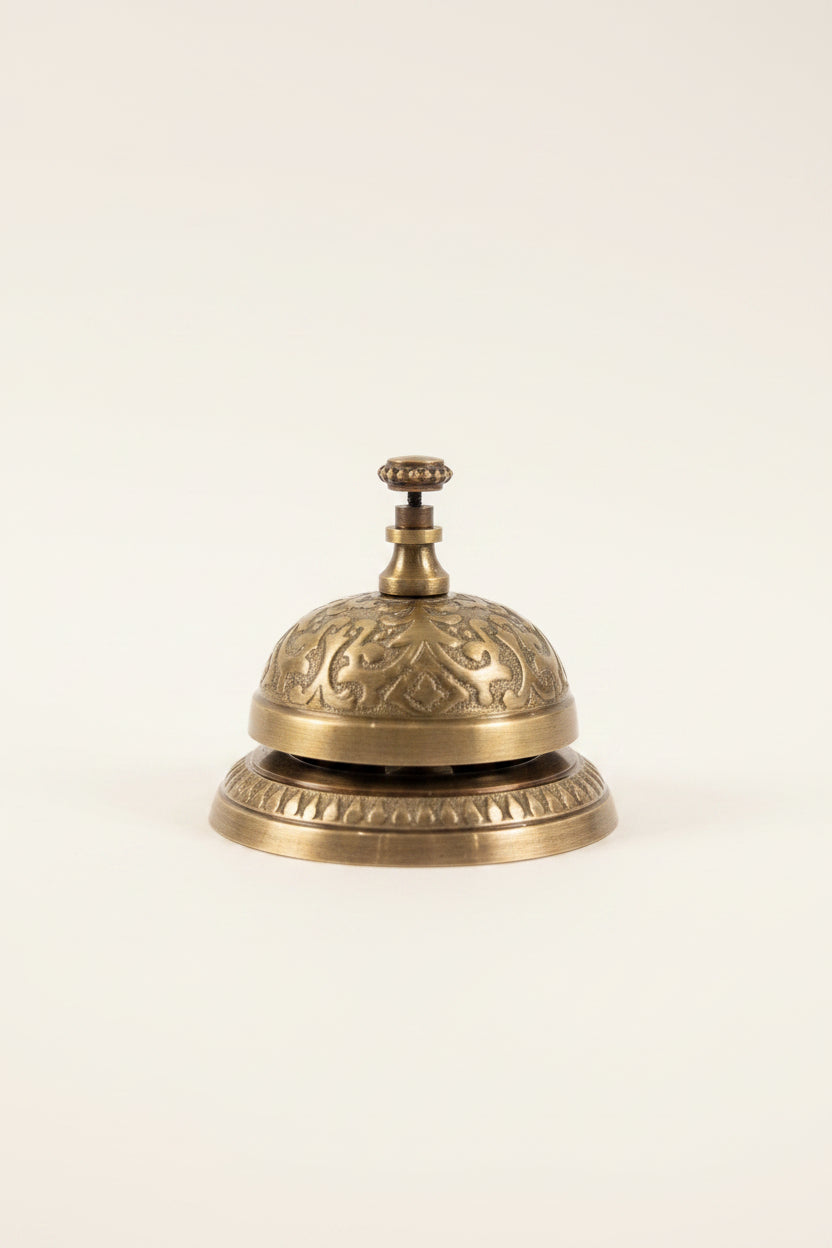 Antique Brass Service Bell