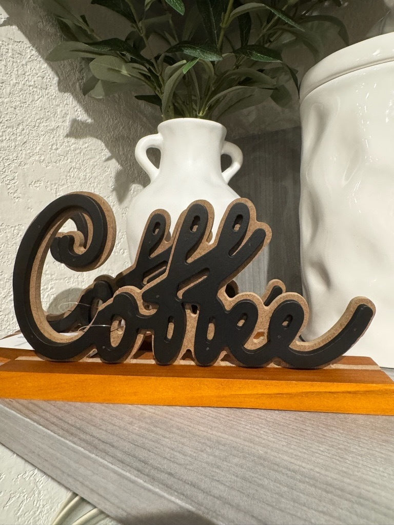 Coffee Wood Stand