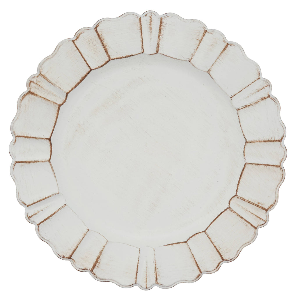 Scalloped Ruffled Charger | 13"
