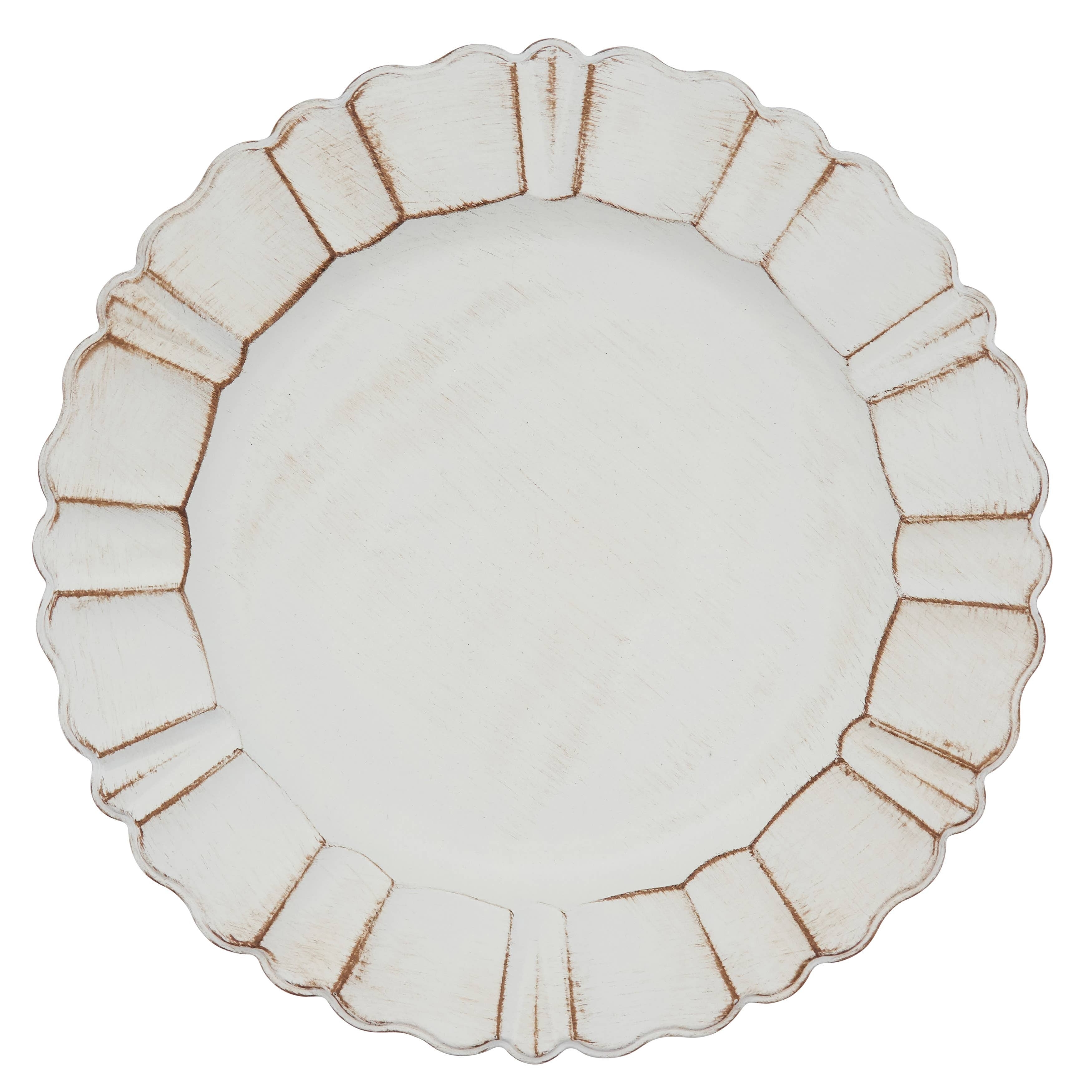 Scalloped Ruffled Charger | 13"