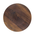 Sleek Faux Wood Charger Plate | 13"