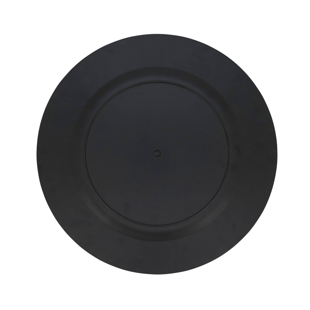 Sleek Faux Wood Charger Plate | 13"